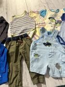 Zestaw chlopiec zestaw paka 10szt 74/80 plus buty Bartek rozmiar 19