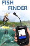 Echosonda Fish Finder XF03 - Lokalizator ryb wędkarski - Głębokościomierz