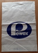Reklamówka z PRL_Pewex  (biało-niebieska) Blachownia, Kędzierzyn-Koźle