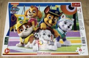 Psi Patrol PAW Puzzle 15 el. RAMKOWE - Bohaterskie pieski * IDEALNE