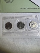 Set 1 Dollar 1979 P,D,S Mennicze