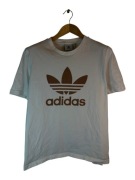 Koszulka Adidas originals biała z dużym logiem l