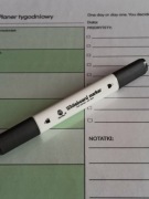 Zestaw planer tygodniowy A4 + marker suchościeralny planowanie tygodnia