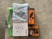 Zestaw dla psa - Smycz, Przyciski dźwiękowe , Puzzle eating, Rzutka, Mata