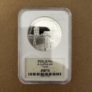 Moneta 20 zł 2007 925 Ag Miasto średniowieczne w Toruniu PR70