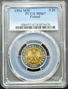 5 ZŁ 1994, NOMINAŁ, PCGS MS67 #35