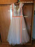 Koronkowa suknia ślubna plus size XXL