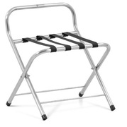 Bagażnik hotelowy / stojak na bagaż z oparciem