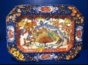 Hermes Porcelana owocowy talerz Marqueterie de Pierres d'Orient et d'Occide