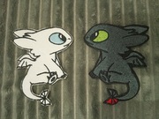 Nocne Furie. Komplet dwóch termo-naszywek 