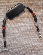 Bransoletka męska z agatem i onyksami