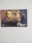 Autograf Andres Iniesta FC Barcelona 