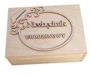 Niezbędnik urodzinowy, pudełko z przegródkami , prezent 