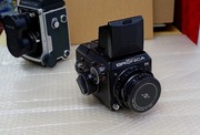 Aparat fotograficzny Zenza Bronika EC-TL z obiektywem Nikkor 75 mm