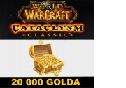 WOW CATACLYSM CLASSIC SERWERY Golemagg 20000 GOLDA 20K ZŁOTA H