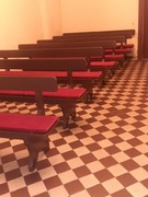 Tapicerka sakralna ocieplenie ławek poduszka ławki koscielne