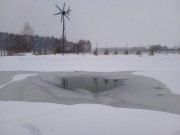 Wiatrak napowietrzajacy stawy rybne,oczka