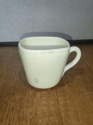 Doniczka ceramiczna koloru waniliowego – vintage retro