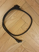 HDMI 1 m w oplocie z oboma końcówkami regulowanymi do 90 st. Kabel Premium