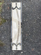 Listwy ozdobne, gres i szklane.