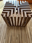 Stolik kawowy orzechowy