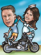 Karykatura pozytywna, portret rubaszny