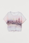 H&M Top T-shirt dżersejowy z sznurkiem 146/152 CZYSZCZENIE MAGAZYNU!!!