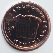 SŁOWENIA 2025 2 CENTY UNC !!!!!!!!!!