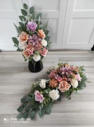 Komplet nagrobny wiązanka bukiet na Cmentarz