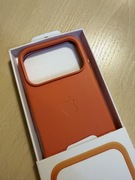 Nowe Etui skórzane Apple Leather Case MagSafe Orange pomarańczowe