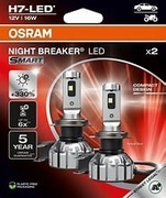 Osram żarówki H7-Led Night breaker Led 2x do 230% więcej światła