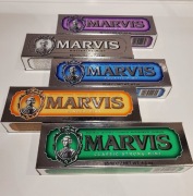 Zestaw 5 markowych past do zębów Marvis 