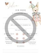 Karty gra na baby shower 