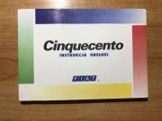 Cinquecento INSTRUKCJA OBSŁUGI_FIAT_oryginalna 