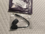 3,5 cm 19 cm wymienny mikrofon z redukcją szumów odłączany czarny