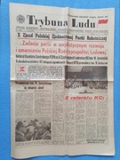 TRYBUNA LUDU 10 ZJAZD POLSKIEJ ZJEDNOCZONEJ PARTII ROBOTNICZEJ 30.06.1986 R