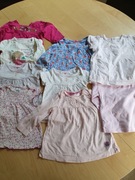 Bluzki Mothercare i inne komplet 6-9M