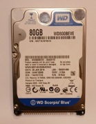 Dysk twardy WD WD800BEVE 80GB 5.4k ATA/PATA 2.5''
