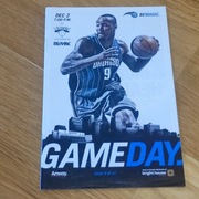 PROGRAM MECZOWY ORLANDO MAGIC- NEW YORK KNICKS  2009 + AUTOGRAF GORTAT 