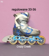 Rolki regulowane dla dzieci - rozmiar 33-36 Crazy Creek SP300 [R6]