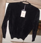 Czarny Alpaczkowy NOWY Sweterek J&X r. M/L