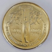 1995 2 zł 100 lat IGRZYSK ATLANTA - ATENY