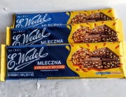 Czekolada mleczna E.Wedel Chrupiąca Szyszka z karmelizowanym ryżem 3 x230g