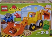 LEGO DUPLO 10811 Koparko-ładowarka + pudełko + instrukcja