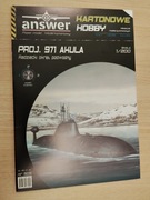 Model kartonowy Proj 971 Akula