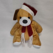 M420 Maskotka Piesek w czapce i szaliku JYSK 15 cm