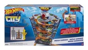 Hot Wheels City, Zakręcony Mega Garaż, Zestaw Parking i auto 4+ GTT95