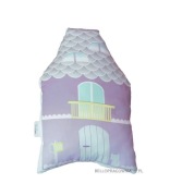 dekoracyjna poduszka domek, dla dziecka, bawełna