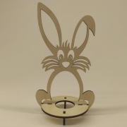 Ozdoba na Świeta Wielkanocna Stojak na Jajko Zajączek