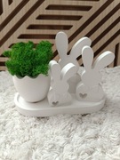 Zestaw Wielkanocny HappyEaster Easter wiosna spring zając zajączek królik